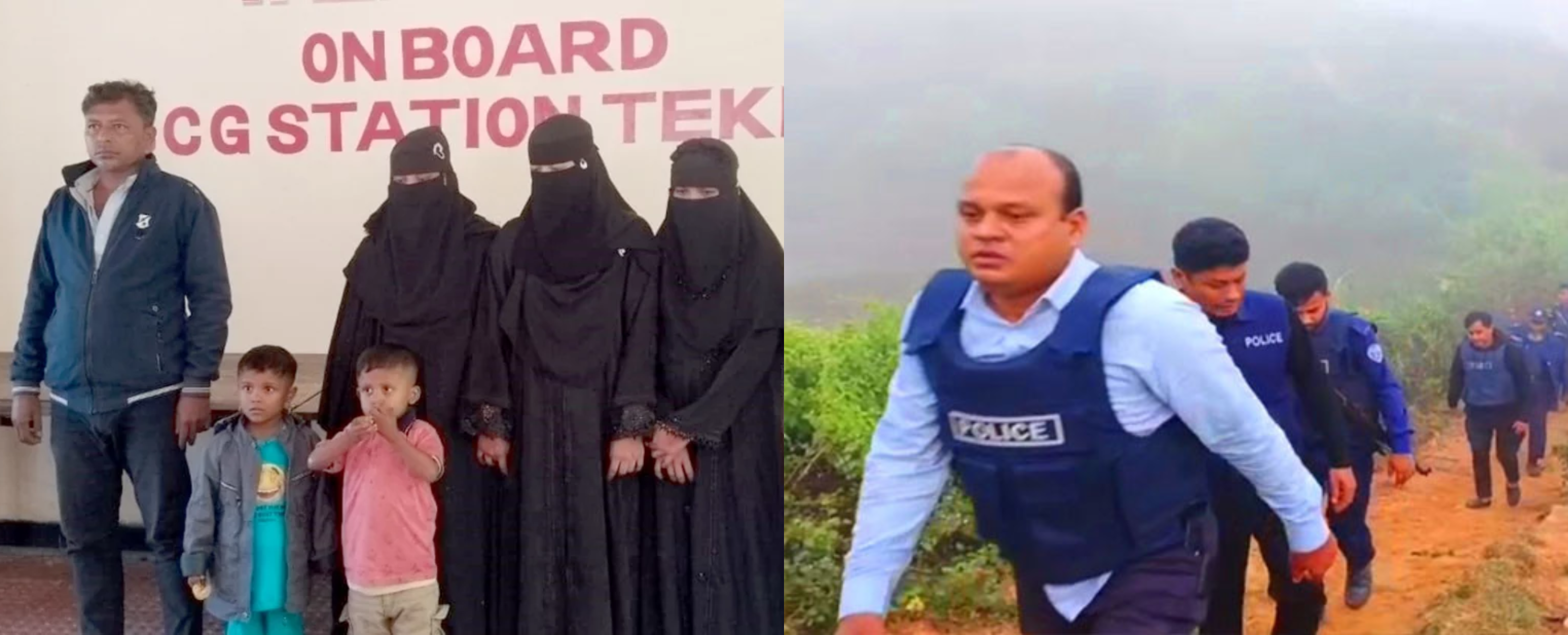 গহীন পাহাড় থেকে নারী ও শিশুসহ ৭ জনকে উদ্ধার